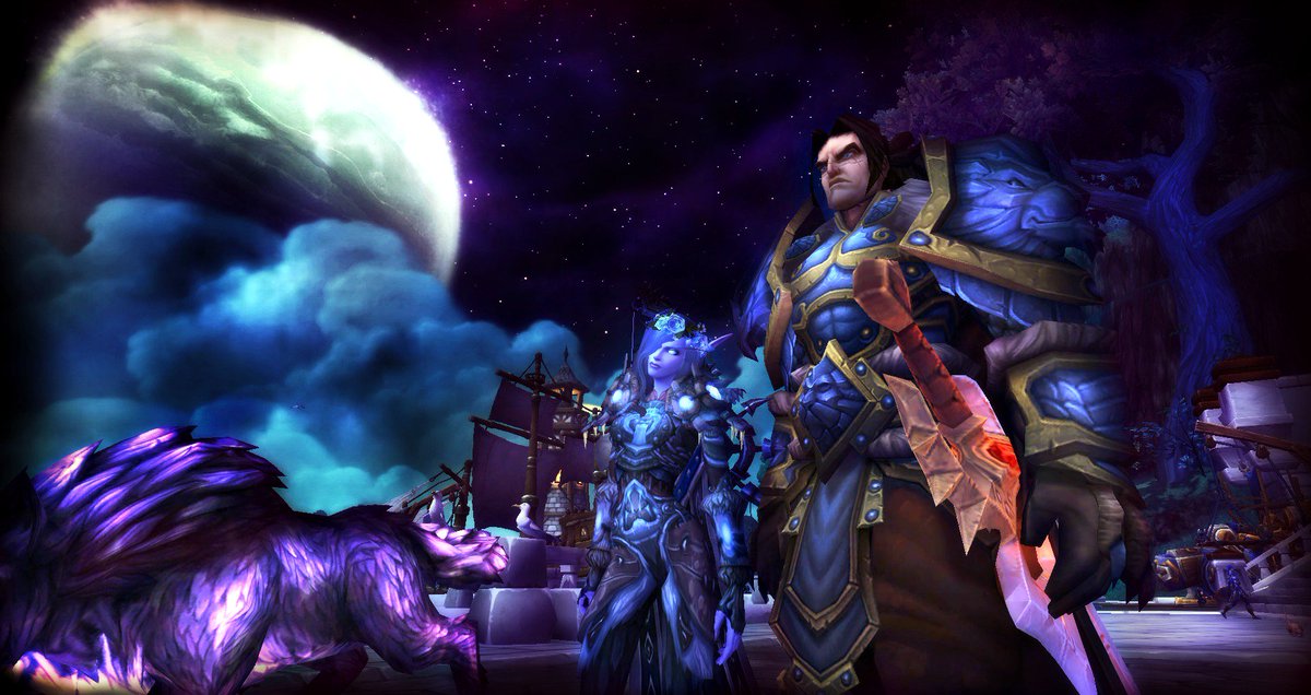 NamuratheLock's tweet image. A few left over shots of my Velf hunter! #Warcraft #warcraftselfie #Velf #Varian #WoW