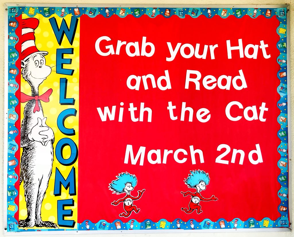 MKrabappel's tweet photo. #ReadAcrossAmerica @BeaumntBookworm @BeaumontBear @sochieschmitz So excited for Read Across America Day! https://t.co/RbPPVJe5Gh