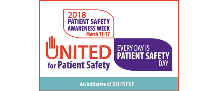 USAFMedicine's tweet photo. Patient Safety Awareness Week kicks off on March 11 and the Department of Defense Patient Safety Program has a variety of opportunities to recognize “United for Patient Safety.” Read about them here: https://t.co/tNZuLHECQP https://t.co/k8KxGIG1aO