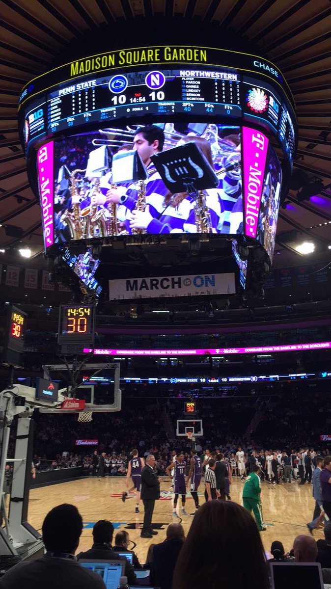 InsideIndiana's tweet photo. @SethTow and @bladner_ are in New York for the Big Ten Tournament! Be sure to follow them for live #iubb updates when the Hoosiers face Rutgers about 25 minutes after the conclusion of Northwestern-Penn State. https://t.co/7Ny84RfYUI
