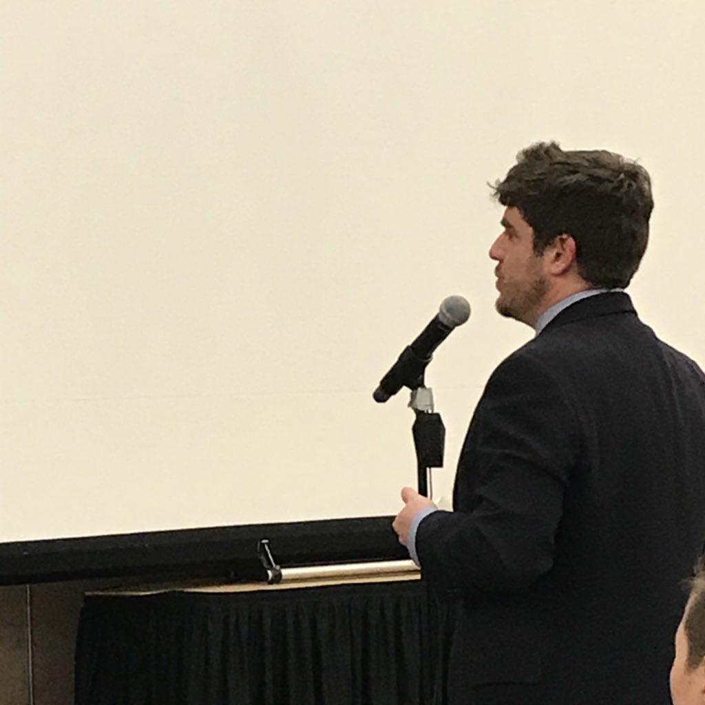 MichiganLCV's tweet photo. Government Affairs Director Nick Occhipinti of #TeamMLCV gives public comment at the #LeadAndCopper Public Hearing in #Lansing #MichiganWaterCrisis https://t.co/6HZdnBzbGa
