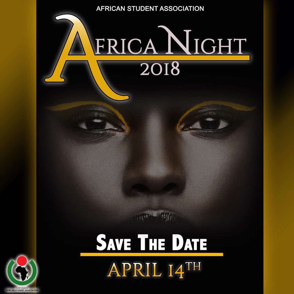 UAlbanyASA's tweet photo. First batch of tickets🎟 will be dropping tonight at 8pm🗣
Secure the bag‼️
#AfricaNight2k18

Link in bio 🤫 https://t.co/rXuBHBTS3V