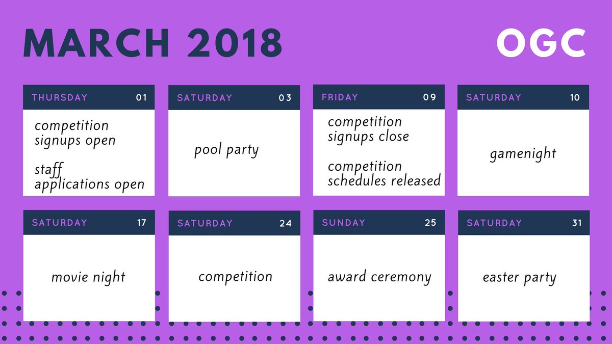 Roblox Gymnastics On Twitter Shows On The March Calendar D - roblox gymnastics twitter schedule