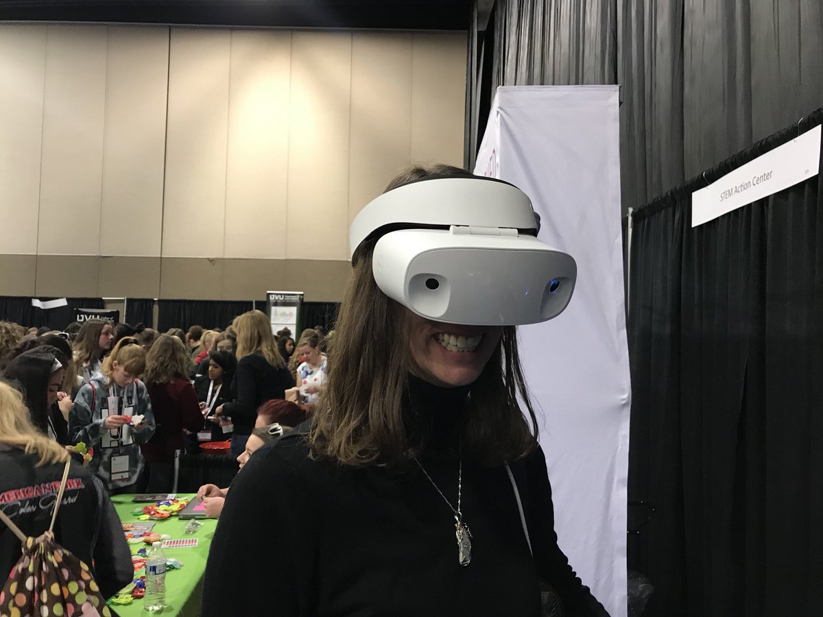 South Summit High Students at #SheTech today #sscte #utahcte