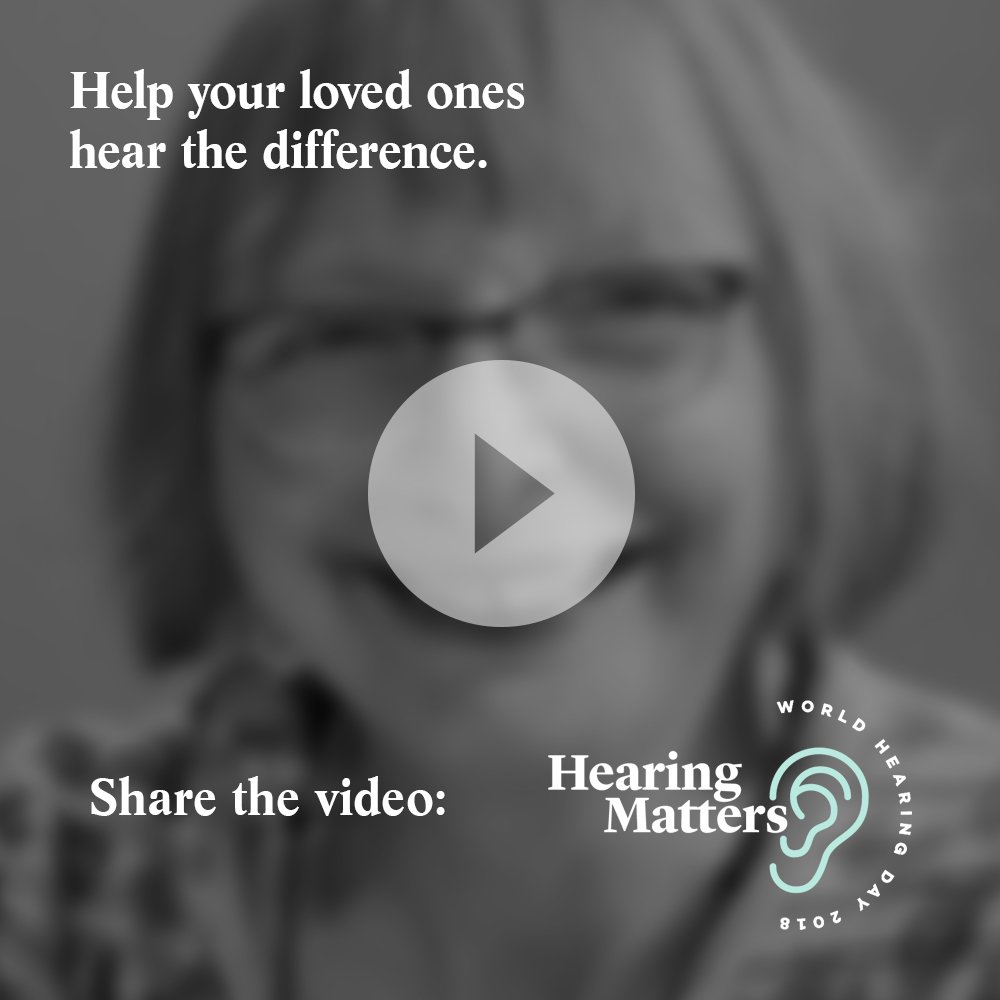 Tomorrow is World Hearing Day! Do you know someone who doesn't hear the world as clearly as they'd like to? Help someone you care about ‘Hear the Future and prepare for it at bit.ly/2CLqTz0 #HearingMatters #HearTheFuture