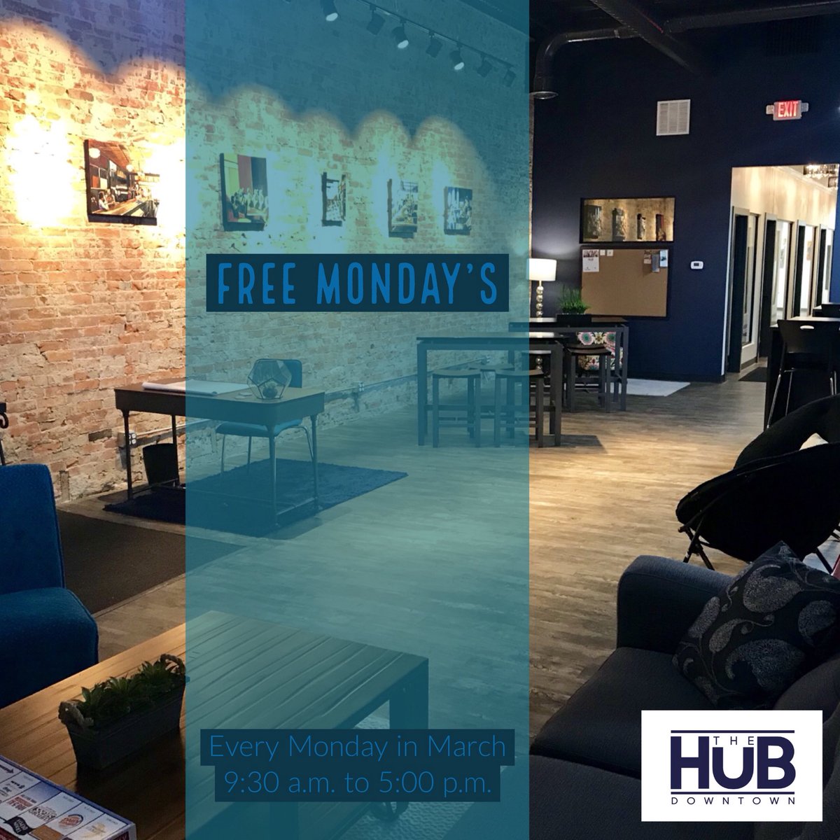 March Mondays! Come see what coworking is all about! #coworkinginkokomo