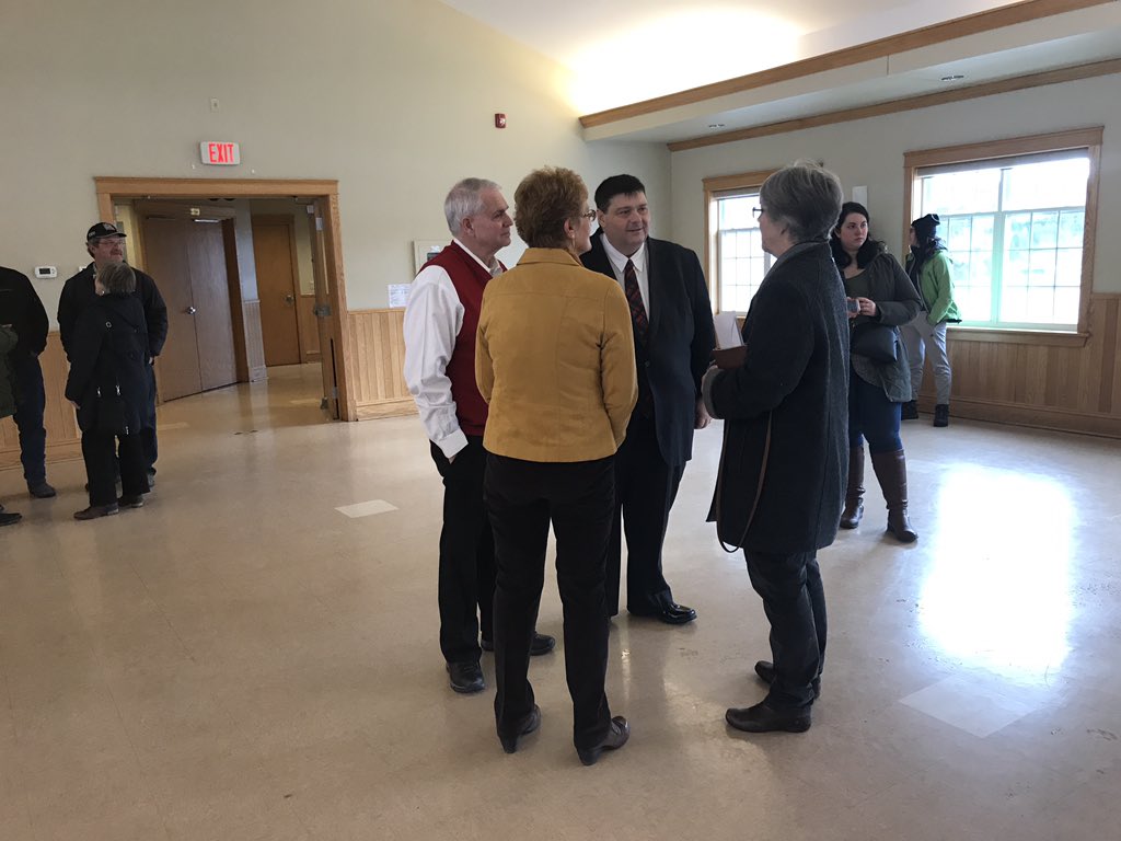 BillFraser2018's tweet photo. Great seeing my good friend & colleague Bill Merrifield at the announcement for the location of our new #RiverFerry #Kings-Center #NBLib #Election2018 https://t.co/Sp0fEsi3hd