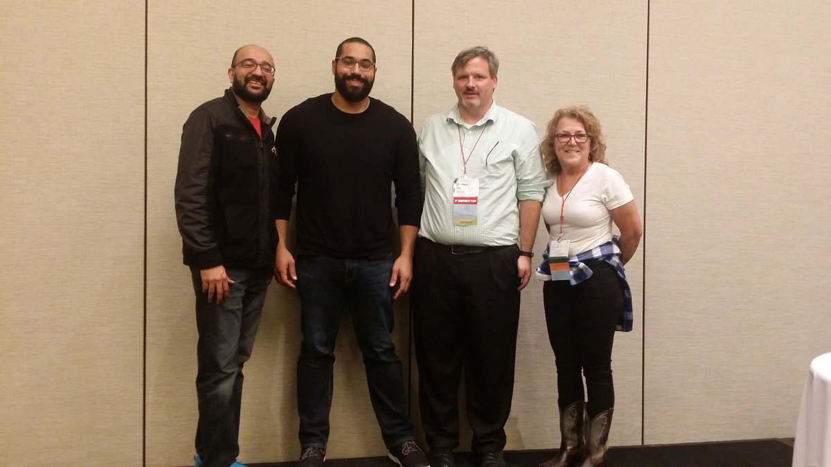 Second place in trivia at #T3IC.  #Georgiapeaches <a href="/aminmlalani/">Amin Lalani</a> <a href="/JohnCUrschel/">John Urschel</a> #MathFTW