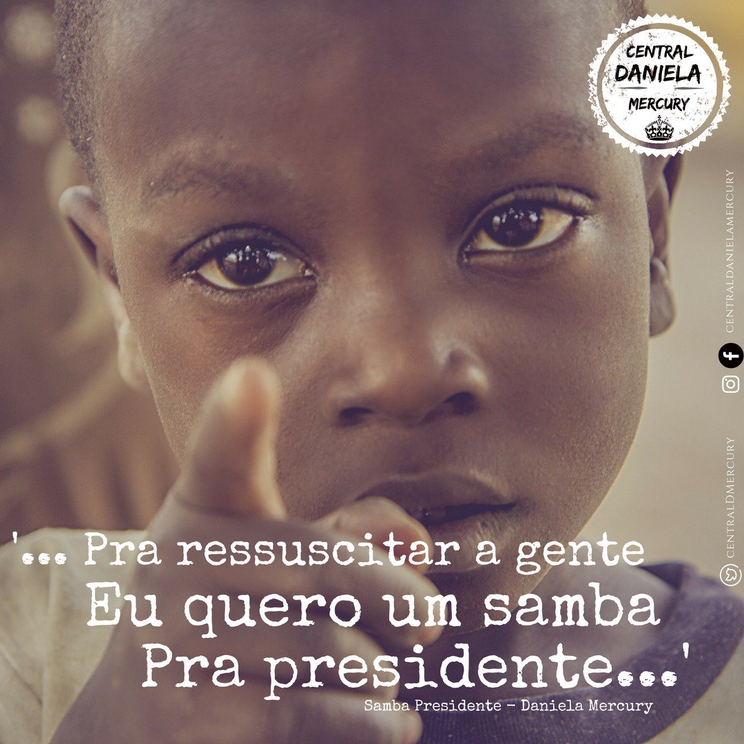 centralDmercury's tweet photo. Pra ressuscitar a gente // Samba presidente! Boa noite! @danielamercury #Brasil #MostraATuaCara #DanielaMercury #PraPensar #Eleiçoes2018 #MidiaNinja #SambaPresidente #342Artes #342agora https://t.co/AwPr0U1xPq