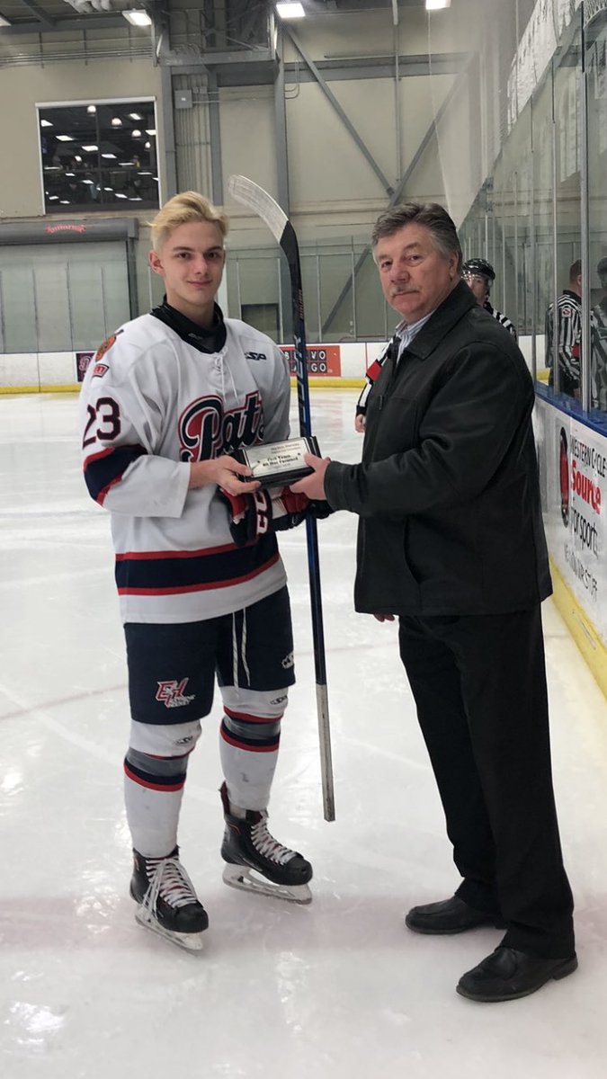 Congratulations to Jaydon Dureau on being named to the SMAAAHL first team all star team. (Forward) And being named the leagues MVP.