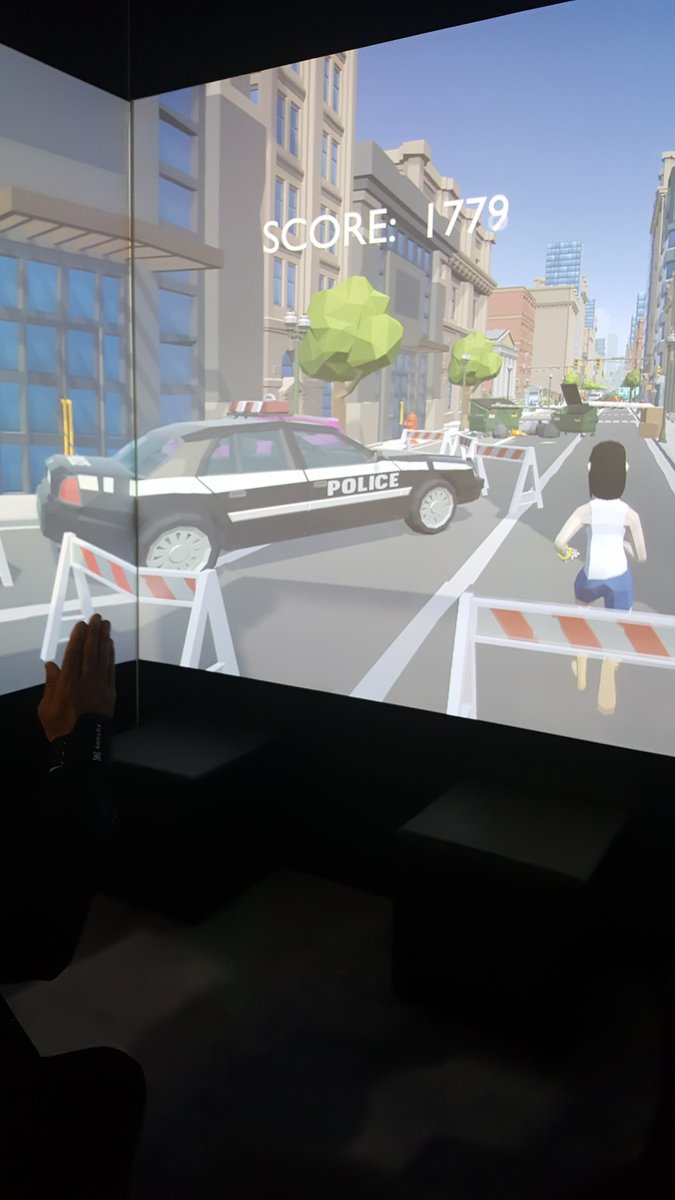 24Notion's tweet photo. Hand gesture to control @nokia city! #AI #IoT #machinelearning #mwclive #mwc18 #24NotionMedia https://t.co/xiync3uO7F
