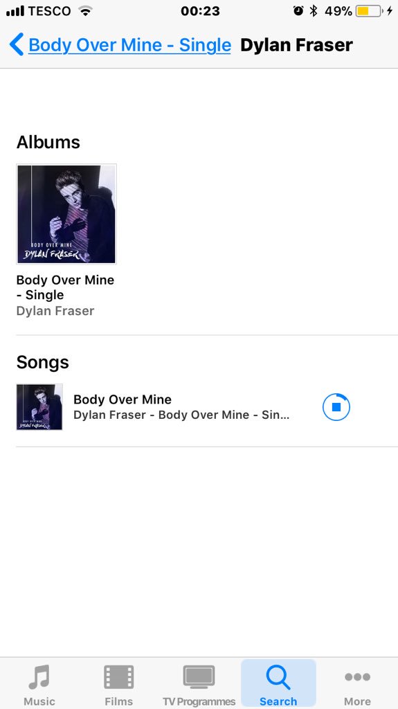 maddie92850275's tweet photo. Get this song trending! Holy smh I’m so proud of him @DylanFraser @DylanFraser #BodyOverMine https://t.co/z8z7t2YEGp