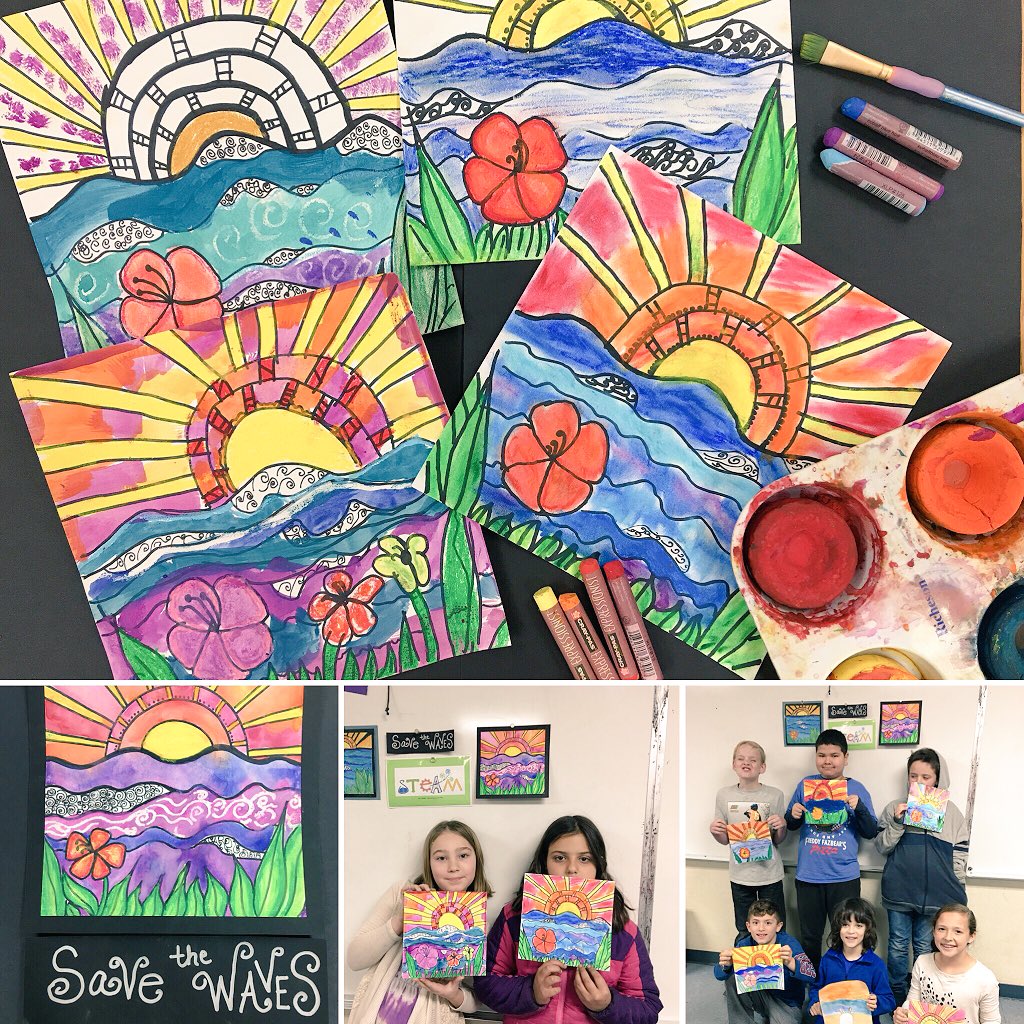 SteamSoCal's tweet image. Save the Wave 🌊    #ArtEd #ITeachArt #ITeachSteam #ITeachStem  #SteamSoCal