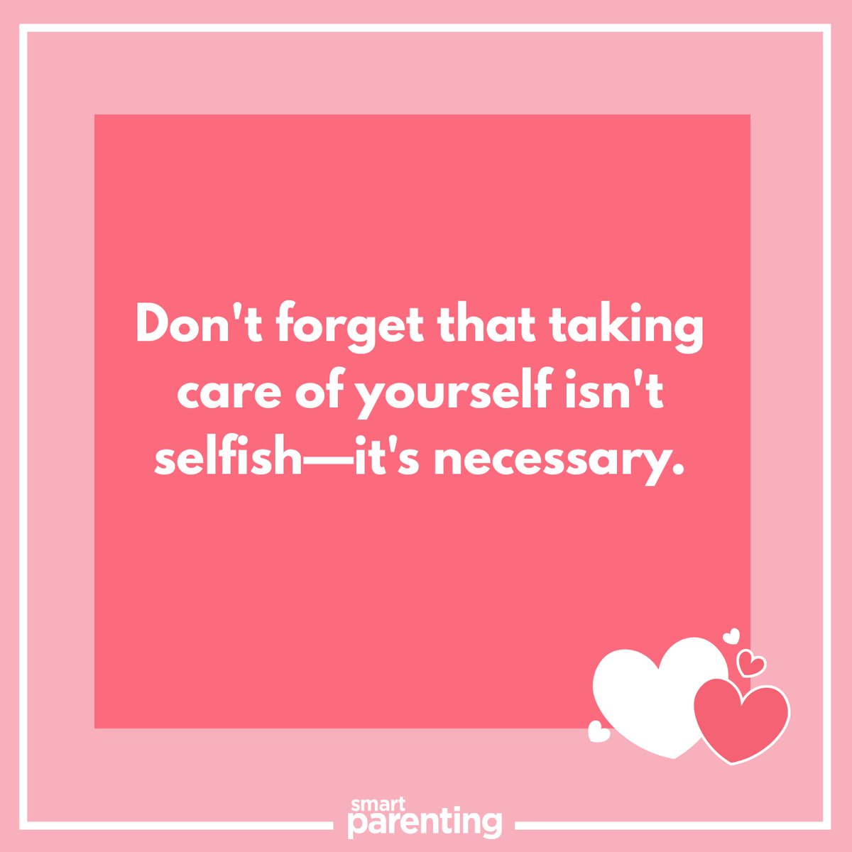 _smartparenting's tweet photo. Go ahead and schedule me-time this weekend, mom! https://t.co/ogo10RSSQr