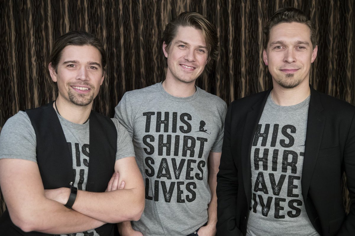 hansonmusic's tweet photo. Join us and support @StJude’s #ThisShirtSavesLives campaign - get your shirt at https://t.co/SWJiSpoSTk https://t.co/7LBzlgxIq5