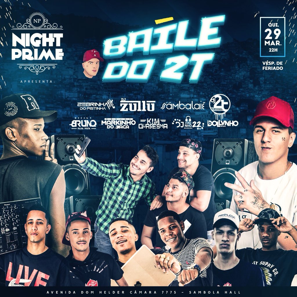 pablo_dcs's tweet photo. Dia 29 de março (Vésp de feriado) tem #NightPrime edição baile do @2tdoarrocha HEINNNN.... 👊🏽🔥🥂
https://t.co/KhT7YVAoey… https://t.co/EnZuyqYZdT