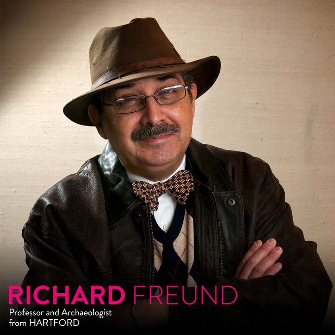 For speaker announcement #8 we have professor and archaeologist Richard Freund who serves as director<a href="/tag/egconf"class="tags"><span>#egconf</span></a>
