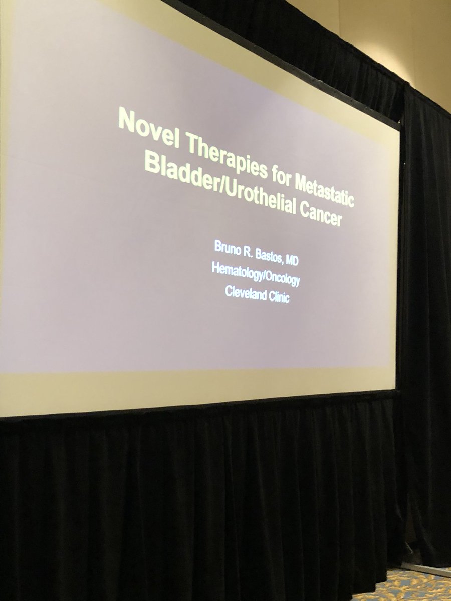 Happy to represent @Cancer_CCFla in Tampa, Florida in a #cme #conference reviewing novel therapies for #bladdercancer #targetedtherapies