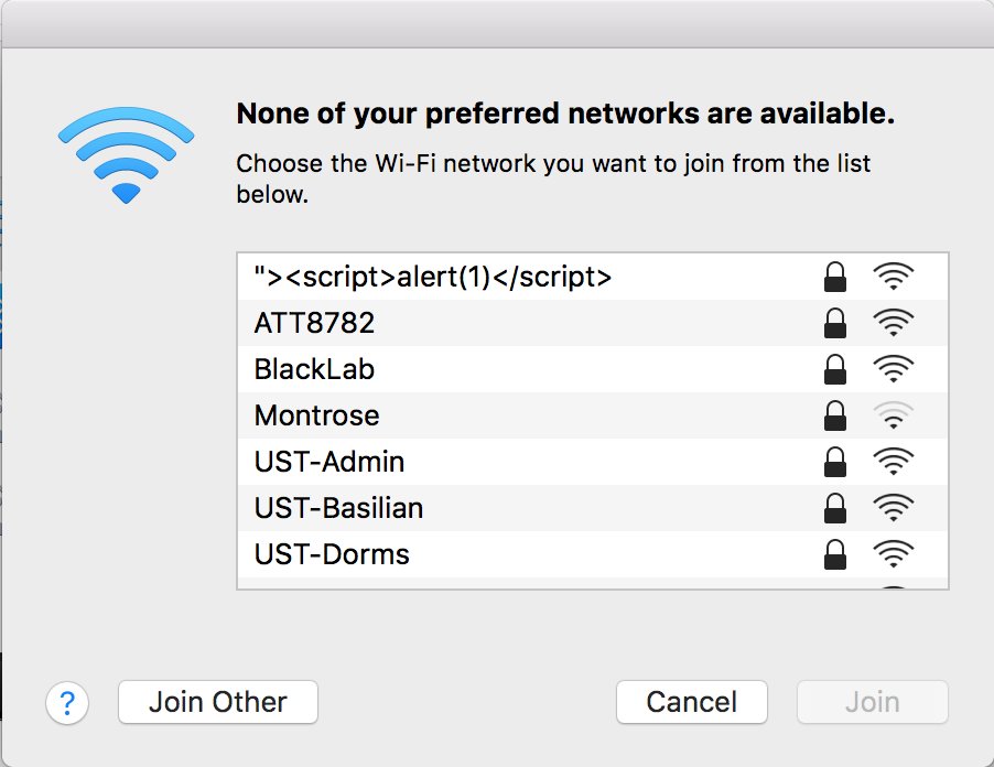 Some of the wifi networks at <a href="/HoustonHackers/">Houston Hackers</a>