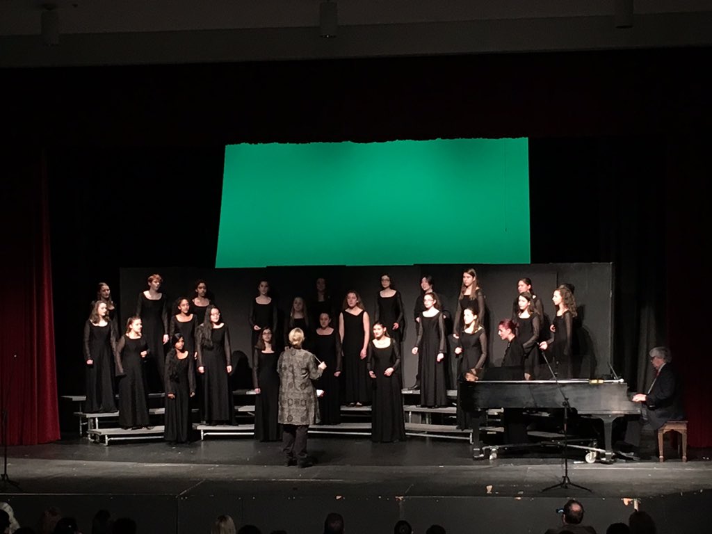 mcleanhigh's tweet photo. McLean HS and Longfellow MS choirs performed at their The ABC's of Do Re Mi concert this evening. Good preparation for their upcoming assessment and a great performance. https://t.co/slEs703E4Z