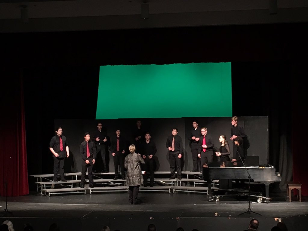 mcleanhigh's tweet photo. McLean HS and Longfellow MS choirs performed at their The ABC's of Do Re Mi concert this evening. Good preparation for their upcoming assessment and a great performance. https://t.co/slEs703E4Z