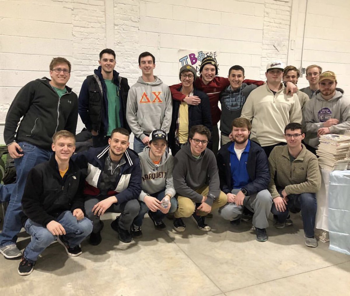 Thank you <a href="/WIDeltaPiPhi/">WI Delta Pi Beta Phi</a> for having us at your book drive service event!