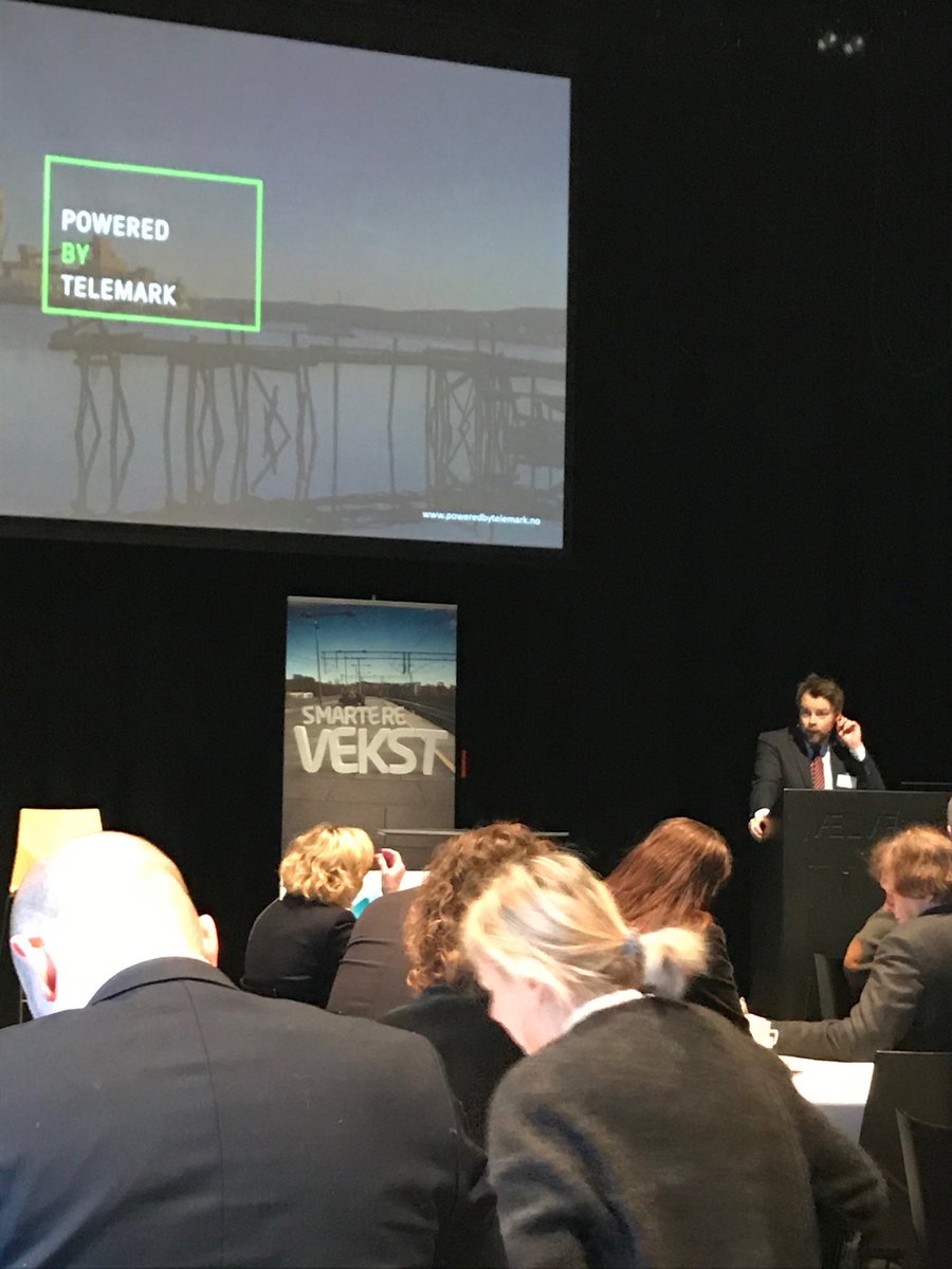 Kjetdahl's tweet photo. #poweredbyTelemark Thorbjørn Røe Isaksen åpner kick off i Porsgrunn https://t.co/ViWnnxfLzo