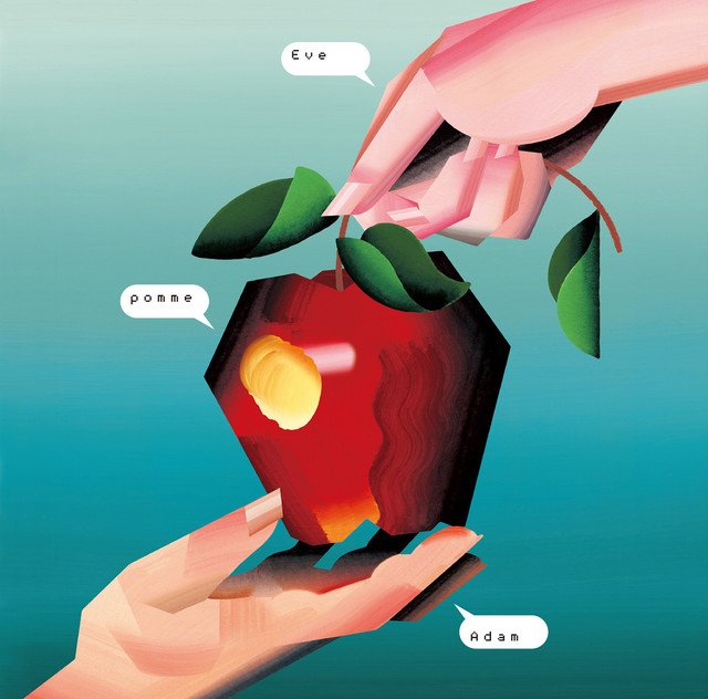 「apple」 illustration images(Oldest)