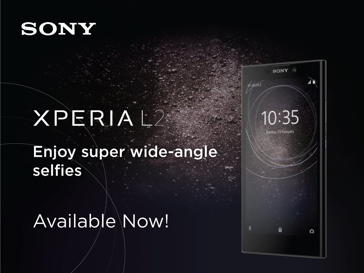 SonyPHinc's tweet photo. Get ready to take better selfies with Xperia L2’s super wide-angle selfie camera. Available now! Visit any Sony Centre or authorized dealers to order yours! #XperiaL2 #XperiaPH
For more details visit: https://t.co/KpQaqOPaaI https://t.co/KCc3HWiJky