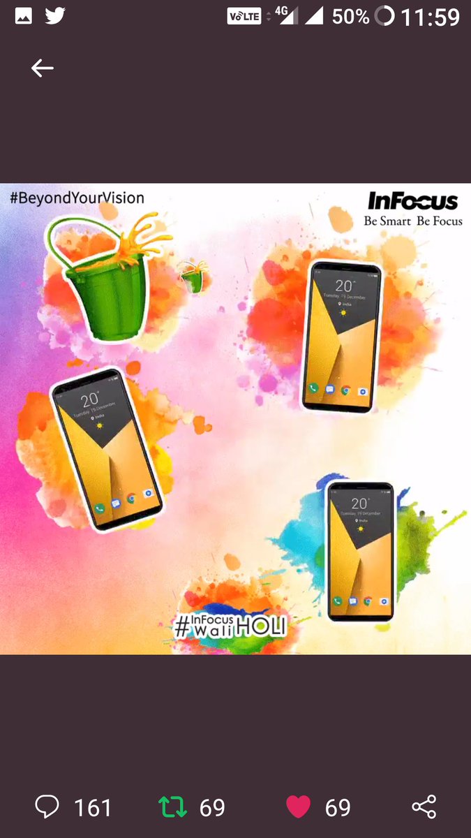 ravimoon64's tweet image. Here is My Visions Screen Shot
◾◾◾◾◾◾
#InFocusWaliHoli 
#HappyHoli!
#InFocusVision3s 
#BeyondYourVision 
@bliss_berri @sd12dec @Deepaadhan @Racer_Veb
@blessedkamal @PrernaJ54110576 @rj_foryou @Gopal29 @MistrySangeeta5  @Shraddh9793 @VHetal @sensiblemona