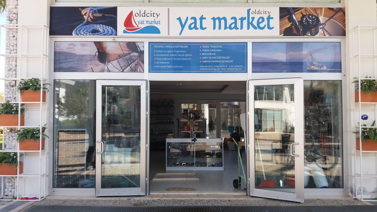 Tekne malzemesi ve yat aksesuarları çeşitleri ile Teos Marina AVM'de faaliyete başlayan Oldcity Yat Market, tekne brokerliği hizmeti de veriyor. Açılışa özel boya ve bakım ürünlerinde 15 Nisan'a kadar %10 indirim uygulayan yat market, denizcilerin her ihtiyacını karşılamaya hazır