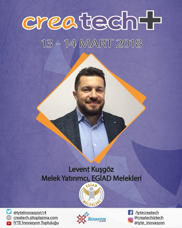 egiadmelekleri's tweet image. EGİAD Melekleri olarak sponsorları arasında olduğumuz CreaTECH+ etkinliğinde Levent Kuşgöz katılımcılar ile 13 Mart&apos;ta bir araya geliyor.. yatırımcıdır. #iyte #inovasyon #createch2018 #egiad #egiadmelekleri #BizHazırızYaSiz 
Etkinlik linki: 👉🌟facebook.com/events/5808266…