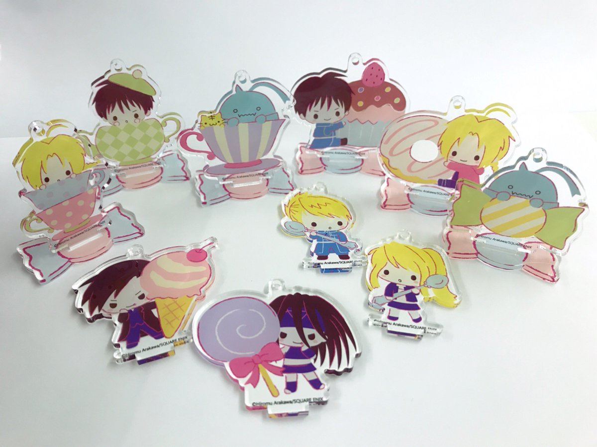 Theキャラ 公式 鋼の錬金術師 サンリオ 期間限定shop 一部アイテムをご紹介 こちらは描き下ろしイラストを使用した スタンド付きアクリルキーホルダーとマイクロファイバーです とっても可愛らしく仕上がっておりますよ 価格などの詳細は 続報を Theキャラ 公式 鋼の錬金術師 サンリオ 期間限定shop 一部アイテムをご紹介 こちらは描き下ろしイラストを使用した スタンド付きアクリルキーホルダーとマイクロファイバーです とっても可愛らしく仕上がっておりますよ 価格などの詳細は 続報を
