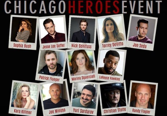 DXQBHtuXUAASqk6 - "De volta": Sophia Bush participará de evento com atores de Chicago P.D.