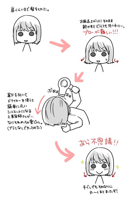 美容師さんが教えてくれた お風呂上がりに髪がハネずにブローできる