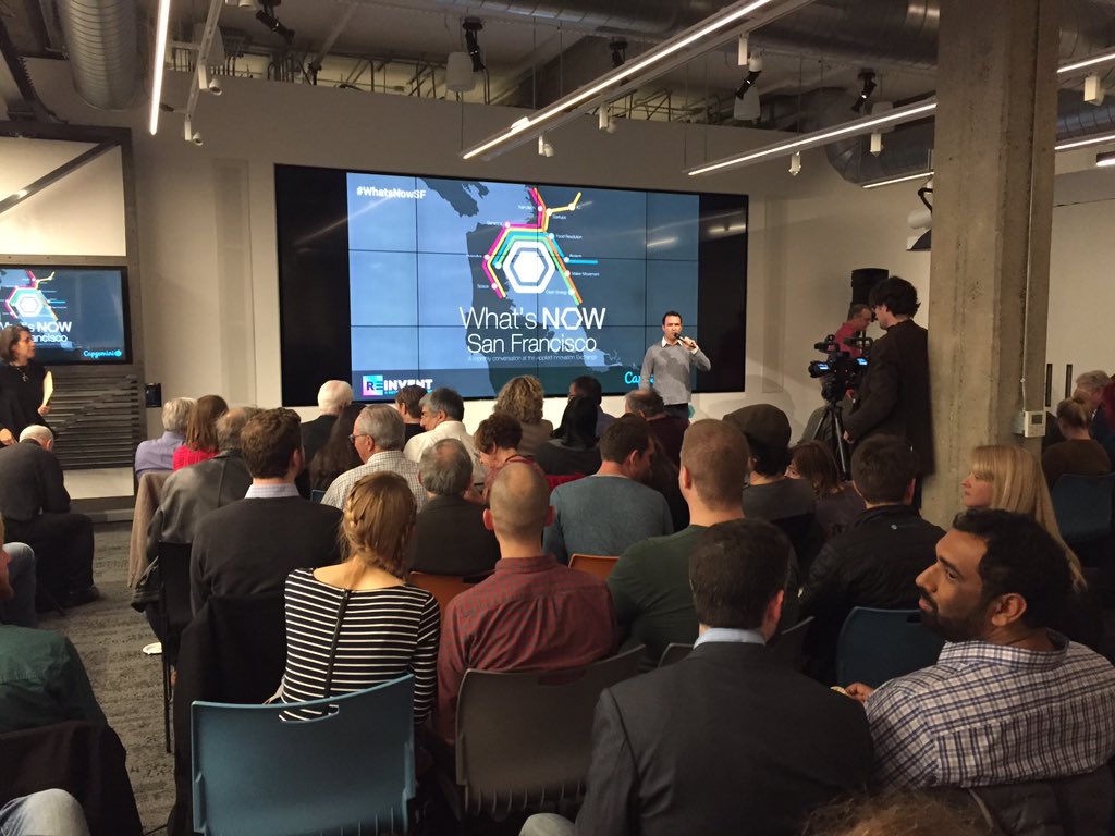 AFB_eu's tweet photo. Jonny Dier introducing how Space turned commercial: this is What's Now San Francisco powered by @CapgeminiAIE #WhatsNowSF #CapgeminiStudentConnection @capgeminifrance https://t.co/hlkFF9DAQU