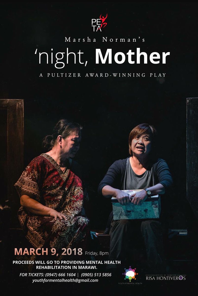 risahontiveros's tweet image. Am really looking forward to watching this very insightful and award-winning play on the issue of depression and suicide. Kita-kita sa March 9! #MoveForMH