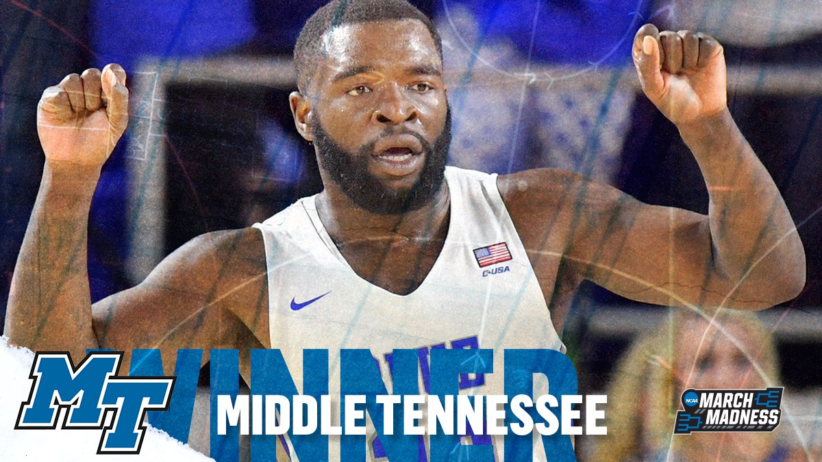 MarchMadnessMBB's tweet photo. ✅ Share Conference USA Title! 
✅ 11 straight wins
✅ Season Sweep

No. 24 Middle Tennessee gets its share of the title knocking off Western Kentucky, 82-64. https://t.co/oxSP0YT2Pt