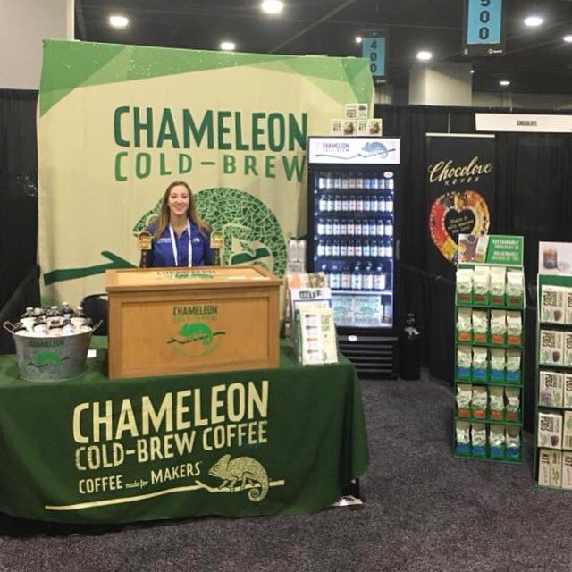 We love the taste of <a href="/ChameleonCoffee/">Chameleon Coffee</a> organic black coffee.  They have delicious products and an amazing brand!