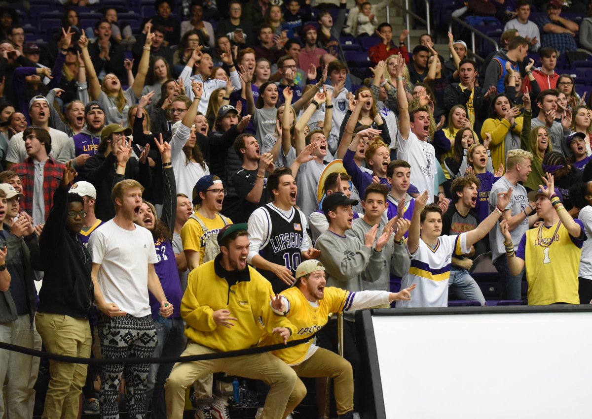 LipscombMBB's tweet photo. Allen Arena crowd was on point tonight! S/O to all the students that showed out and created a big-time, tournament atmosphere #beLieve #ASUNMadness https://t.co/dk5Yl6UdJb