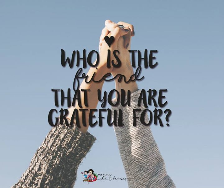 MomStrawberries's tweet photo. Who is the friend you are grateful for?

Day 2 of 30
30 days of gratitude. https://t.co/j8RrUQegCU
