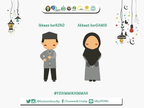 💥 Yuuuk, di hari Jumat yang penuh Barokah ini, kita barengan pake baju koko dan gamis :)
#FosimmikHIMMAH2018