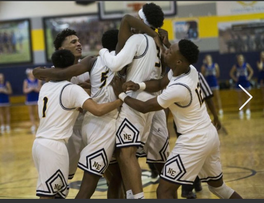 NEHS_Eagles's tweet photo. Eagles Win 🦅! 
Final: The Eagles 54 Bears 44

The Eagles are the Region 5 AAA Back-2-Back Regional Champions.

#LockedIn #BornToFly #EagleUp #WATTBAE https://t.co/rYatqNfWIN