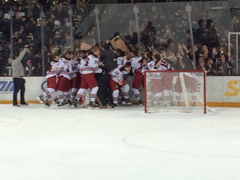 Dan_Williamson's tweet photo. Duluth East is headed to state!!! They win 3-2 in OT to win the Section 7AA Title!
#wdiohockey https://t.co/mxBdqve96K