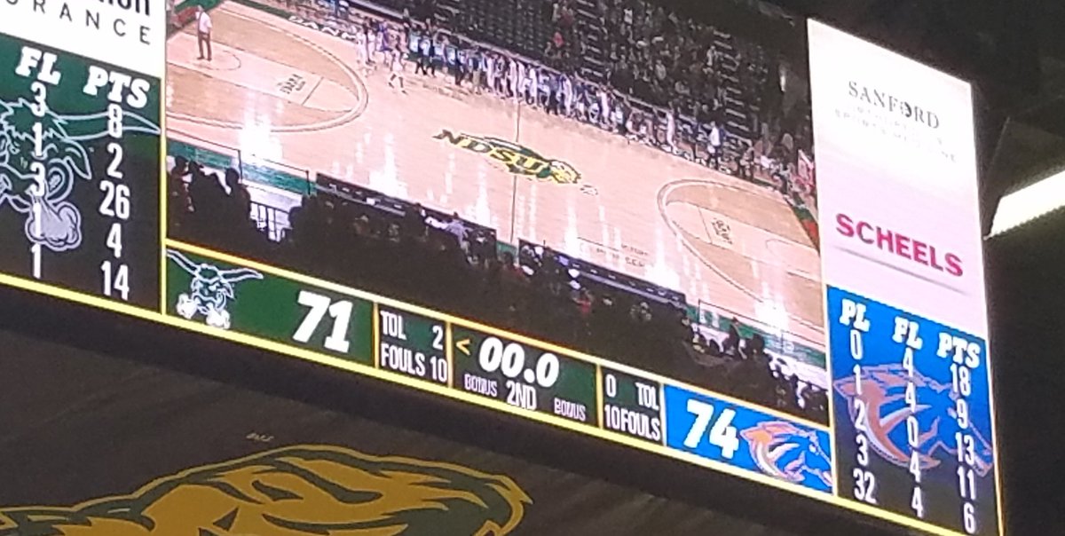 <a href="/SheyenneHoops/">Sheyenne Boys Basketball</a> with a BIG WIN over WFHS!  On to state and on the the EDC championship 🐎💙#RollStangs