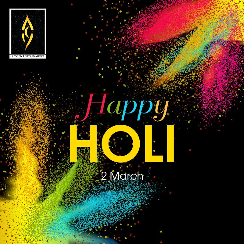 ACYUniverse's tweet photo. May the colors of Holi make your life as colorful and happy as they are. Wish you a very #HappyHoli. 
#Holi2018 #Holi https://t.co/FUE4SBFDnc