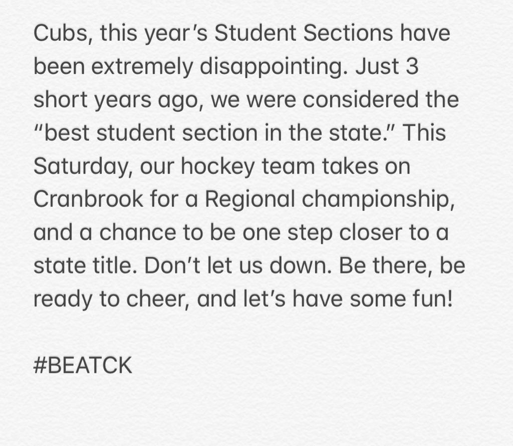 UDJStudentSect's tweet photo. #BeatCK #GodBlessGoCubs https://t.co/A3S4YGTvYd