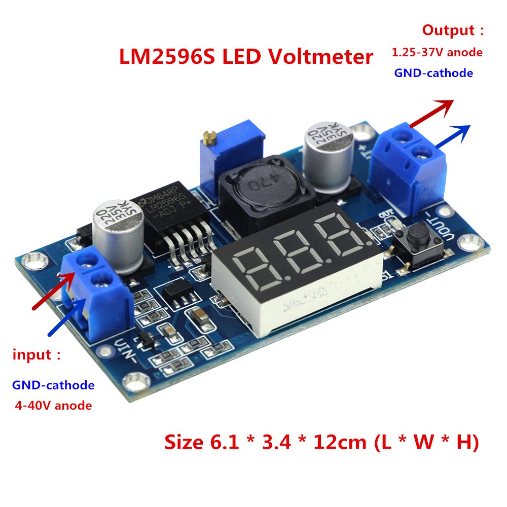 ircuitshoppe's tweet image. #arduinopromicro #arduinopromini LM2596 LM2596S LEDVoltmeter DC to DC Step Do ... circuitshoppe.com/lm2596-lm2596s…