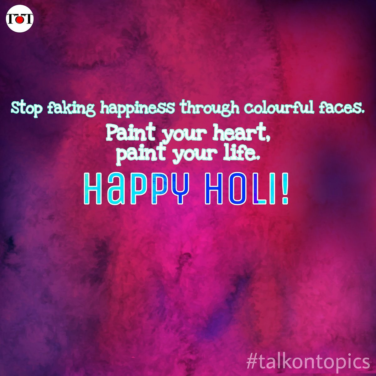 talkontopics's tweet photo. Dulhandi ki badhai!๐ฅ
.
.
.
#dulhandi #HoliWalaHashtag #Holi2018 #HoliHai #Holistic #Holifestival #India #indiacelebratesholi #Fridays #FridayFeeling #talkontopics #TOT https://t.co/oJk9GkSJaj