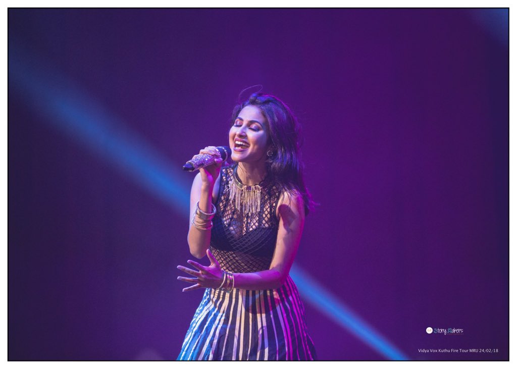 VidyaVox's tweet photo. Mauritius, THANK YOU for such an amazing show! It was a dream! Counting the days to be back! #kuthufiretour https://t.co/wtVXYSezxl